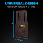 OX Tools Leather Tool Holsters & Pouches – Hammer, Tape Measure, Utility & - Image 2