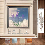 14 PCS Reusable Border Flower Stencils - Image 3