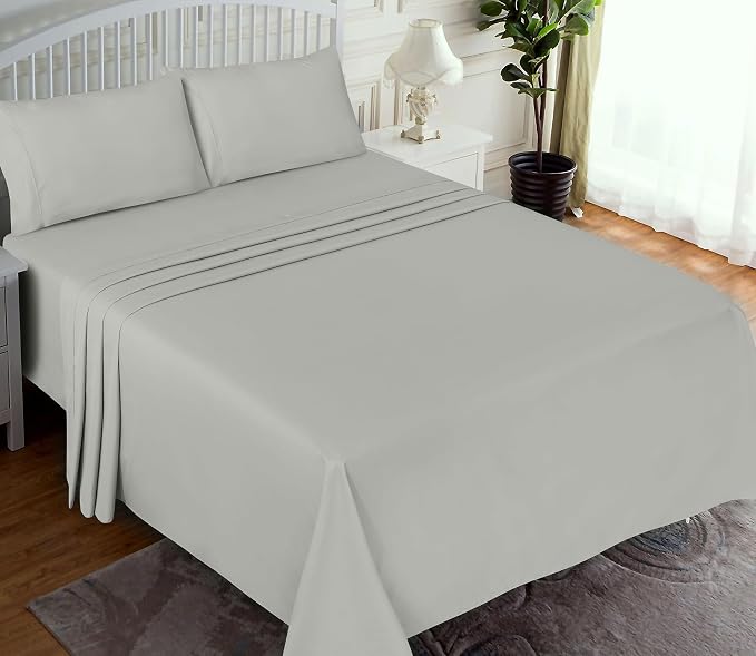 RUVANTI 100% Cotton Sheets – King Size Percale Bedding, Cooling & Breathable - Image 2