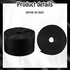 2 Inch Heat Shrink Tape Electrical Roll Black Shrink Wrap Tape Electrical Heat - Image 3