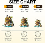 Wooden Puzzles for Adults Pirate Cabin Puzzles 150 Pieces Wood Puzzles Adults - Image 2