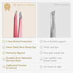 Beauty Power Tweezers for Women Facial Hair: Ultra Precision Tweezers for Women - Image 6
