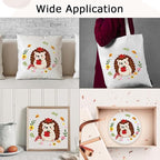 Louise Maelys Hedgehog Embroidery Kit, Cross Stitch Kit - Image 6