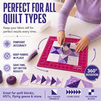 The Quilted Bear Rotating Cutting Mat 12" x 12" - Image 7