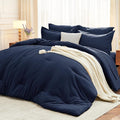 MUXHOMO 5 Pieces Twin Comforter Set, Soft Bed in a Bag Twin Size, All Season by MUXHOMO