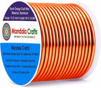 Mandala Crafts 12 Gauge Burnt Orange Anodized Aluminum Craft Wire, 60 FT | by MandalaCrafts