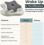 Cervical Neck Pillow for Sleeping – Cooling Memory Foam Cervical Pillow for - Image 7