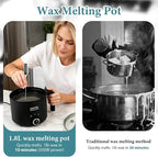 SAEUYVB Candle Making Kit with Wax Melting Pot, Wax Melter - Image 6