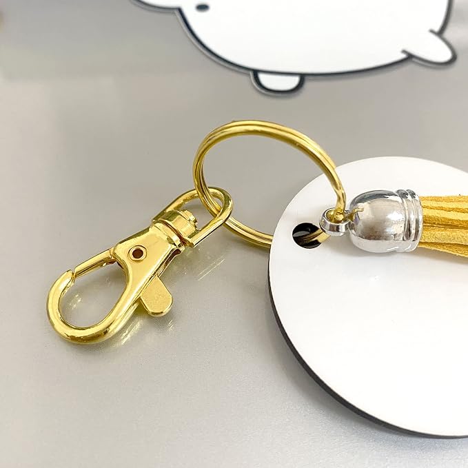 100PCS Swivel Snap Hooks with Key Rings, Premium Metal Swivel Lobster Claw - Image 7