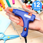 Zhengmy 12 Pcs Mini Glue Gun Crafts Hot Melt Guns Low Temp Glue - Image 2