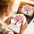 Love Heart Tree Embroidery Kits - Image 3