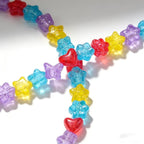 800PCS 6x9mm Valentine's Day Red Theme Pony Beads Bulk, Kandi Beads - Image 5