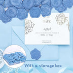 60Pcs Wax Seal Stickers, Wedding Invitation Envelope Seal Stickers Adhesive - Image 7
