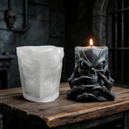 Demon Claw Skull Shape Candle Molds, Gothic Weird Silicone Mold - Image 3