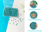 Natural Turquoise Seed Beads 4mm 1400pcs Small Stone Abacus Loose Rondelle - Image 2
