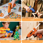 72pcs Colored Hot Glue Sticks, 0.43x8in 12 Colors Hot Melt Glue Sticks Standard - Image 5