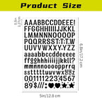 3040Pcs 20 Sheets Small Letter Number Stickers, 0.5inch Colorful Self-Adhesive - Image 2