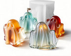 3D Halloween Ghost Molds for Candle Making, Resin Casting, & DIY Decor | by JDHSilicone