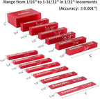 EANOSIC Setup Blocks Height Gauge Set, Bars Include Laser Engraved Size Markings - Image 3