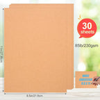 Joyberg Brown Cardstock 8.5 x 11, 230gsm Cover Cardstock Paper, 85 Lb Heavy - Image 2