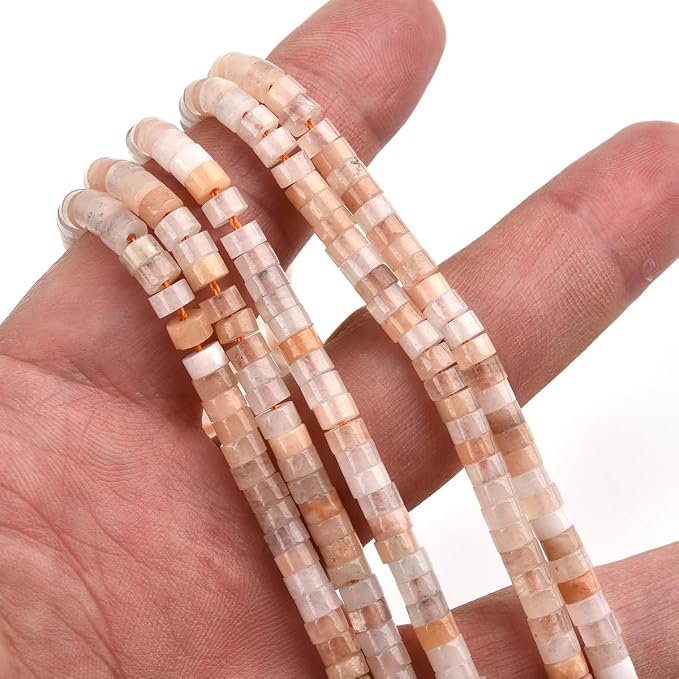 150pcs 4x2mm Natural Pink Aventurine Heishi Disc Rondelle Spacer Stone Semi - Image 4