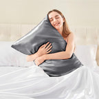 BEDELITE Satin Body Pillow Cover, Super Soft and Cooling Body Pillow Pillowcase - Image 2