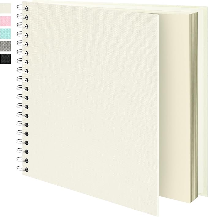 Vienrose Scrapbook Album 10x10 Inch Blank Thick Kraft Paper DIY Scrapbooking by Vienrose