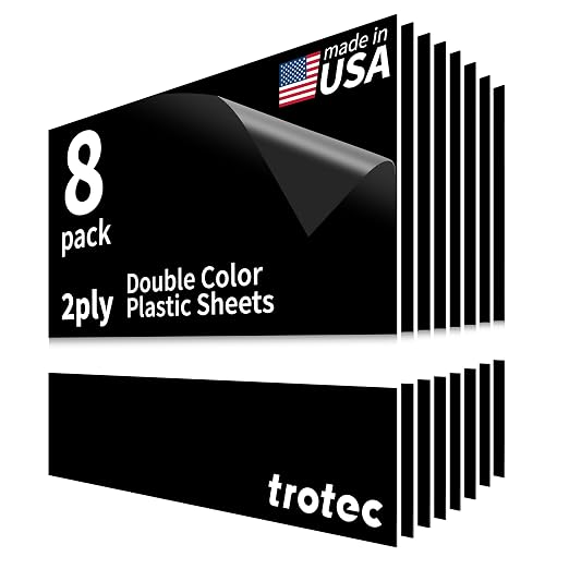 Trotec TroLase | 12"x12"x1/16, Guillotine | Made in USA by TrotecEngravingSupplies