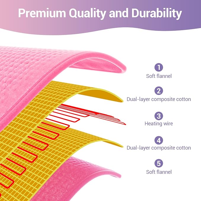 Comfytemp Heating Pad for Back & Period, Electric Extra Large Heat Pad - Image 5