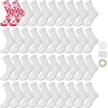 Silkfly White Cotton Socks for Tie Dye White Crew Ankle Socks Tie Dye kit Party by Silkfly