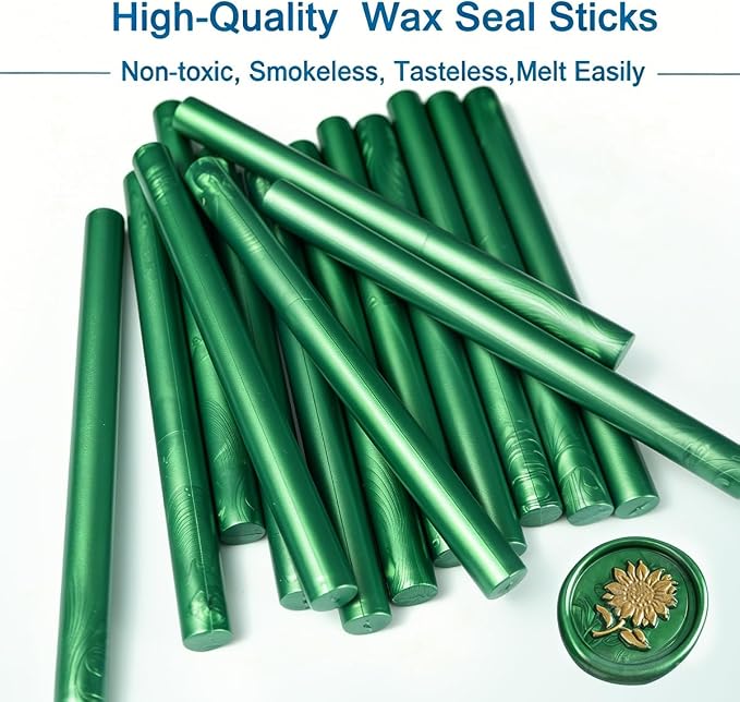 Wax Seal Stick, 15 Pieces Glue Gun Wax Seal Sticks - Image 2
