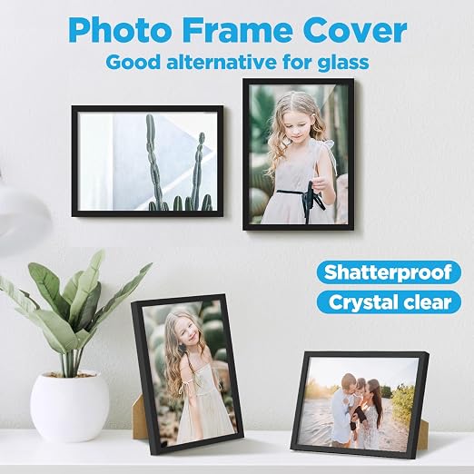 10 Pack Clear Acrylic Sheets, 12x8 Inch 0.08” Thick Transparent Plastic Plexi - Image 4