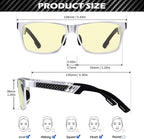 ANYLUV Blue Light Blocking Glasses Men Computer Gaming Glasses Lightweight - Image 6