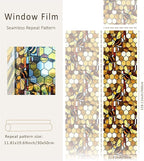 funlife Original Hand-Drawn Faux Stained Glass Window Film, Double-Sided Static - Image 3