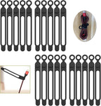 UMUST Silicone Cable Ties, Reusable Cable Management Organizer, Cord Tie by ELECTRONICACCESSORIES