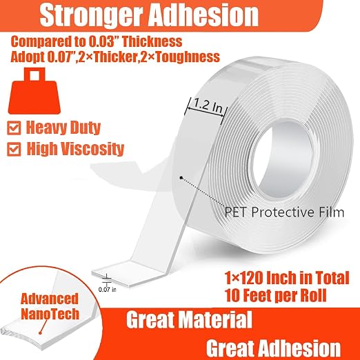 Double Sided Heavy Duty Extra Strong Adhesive Tape - Image 2