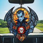Dracula Halloween Acrylic Suncatcher Stained Glass Effect Window Car Hanging - Image 5