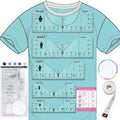 Vowlove T-Shirt Ruler for Precise Alignment, Center & Left Chest Placement Tool by Vowlove