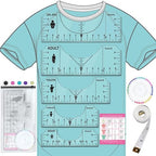 Vowlove T-Shirt Ruler for Precise Alignment, Center & Left Chest Placement Tool by Vowlove