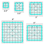 Quilting Rulers, 5 Square Ruler Quilting Templates, Quilting Ruler Acrylic - Image 6