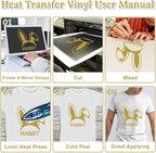 Flasoo Heat Transfer Vinyl Rolls, Compatible - Image 6