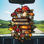 Forest Stack of Books Acrylic Suncatcher Stained Glass Effect Window Car - Image 5