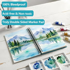 Hapikalor 5.5"x8.5"Watercolor Small Sketchbook - Image 4