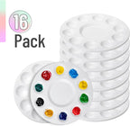 Mr. Pen- Round Paint Tray Palettes, 16 Pack | Plastic White Palettes - Image 2