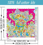 Cow Stamped Cross Stitch Kits for Adults Beginner, Sunflowers Counted Cross - Image 2