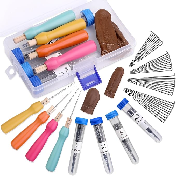 WONVOC 40 PCS Felting Needles Set, 36/38/40/42 Gauge Felting Needles, Felting by wonvoc