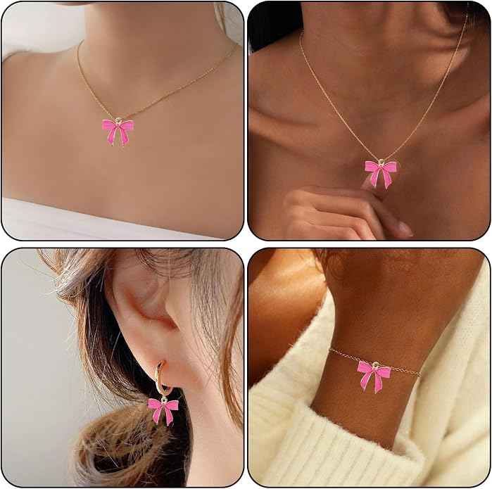 Bow Charms for Bracelet Jewelry Making Cute Bracelet Charms | 18Pcs, Bow Charms - Image 6