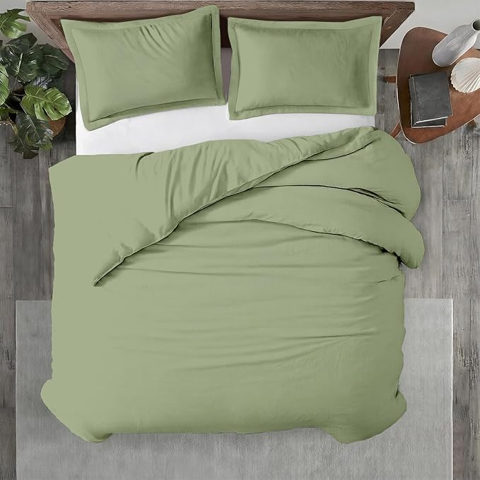 Kotton Culture 3 Pc Twin XL/Twin Duvet Cover Set-100% Egyptian Cotton 600 by KottonCulture