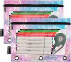 Custom Princess Castle Pink Sky Pencil Pouch - Image 2