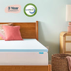 Linenspa Memory Foam Mattress Topper, Twin Size - Image 5